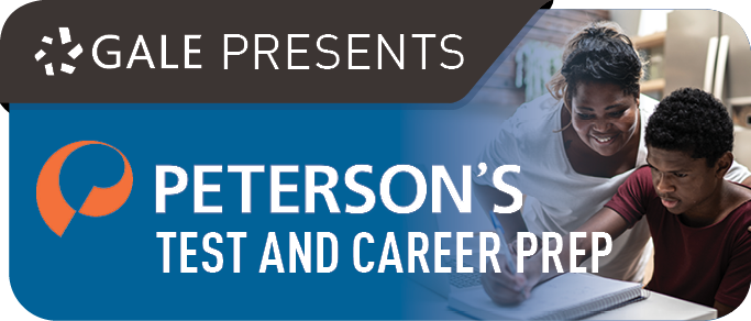 peterson's test and career prep graphic